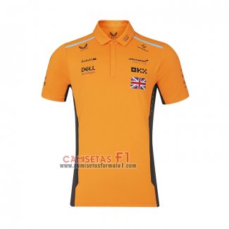 Polo del Mclaren F1 2024 Naranja Negro