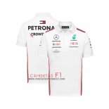 Polo del Mercedes Amg Petronas F1 2023 Branco