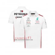 Polo del Mercedes Amg Petronas F1 2023 Branco