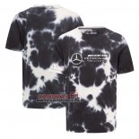 Camiseta Mercedes Amg Petronas F1 Tie Dye 2023 Negro