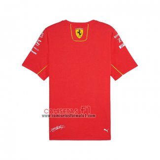 Camiseta Scuderia Ferrari F1 NO.55 2023 Rojo