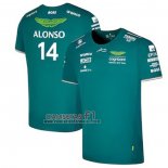 Camiseta Aston Martin Racing F1 NO.14 2023 Verde